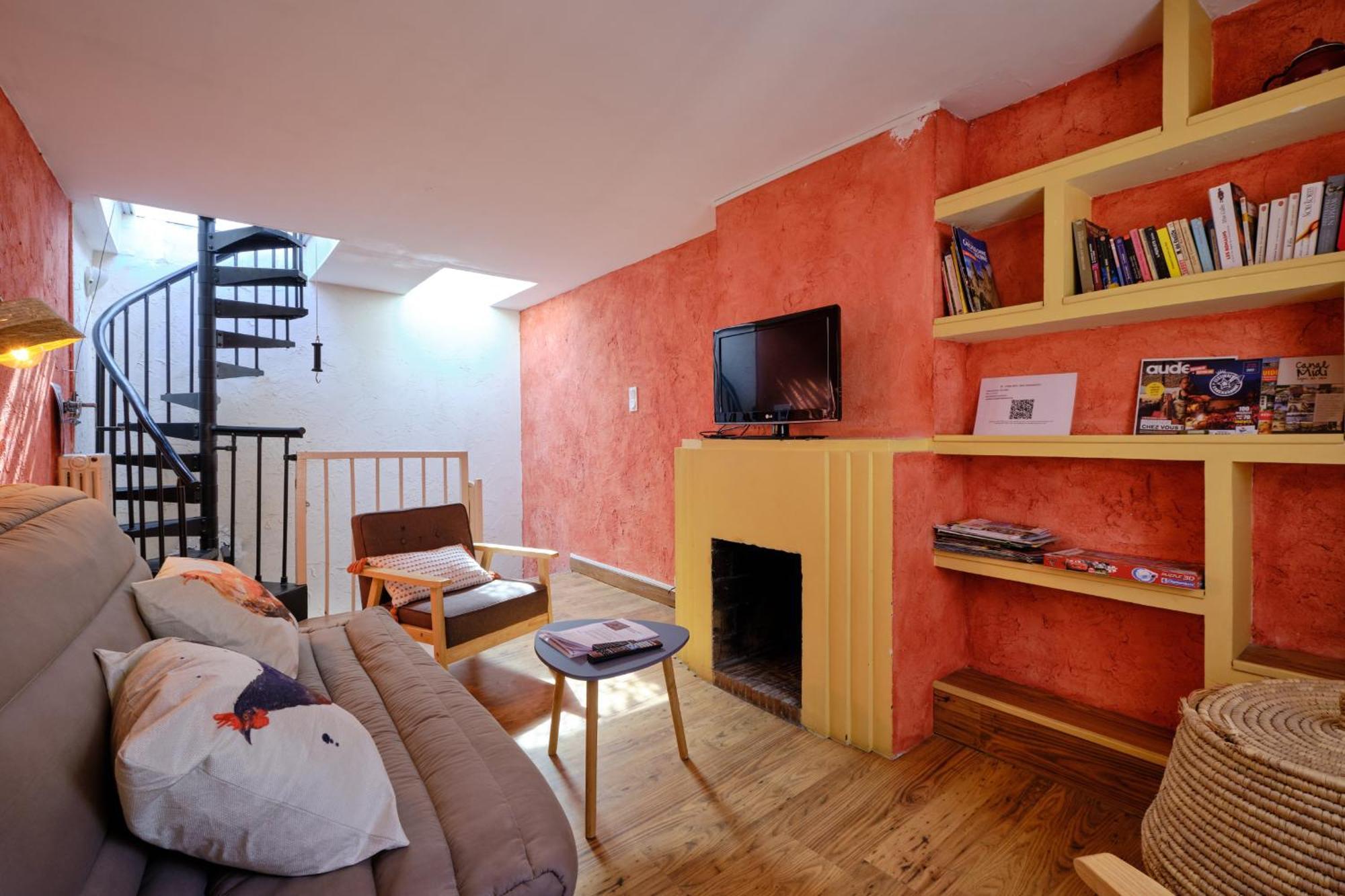 Apartamento Mon Toit Carcassonnais •Hypercentre •Terrasse •Vue Carcasona Exterior foto